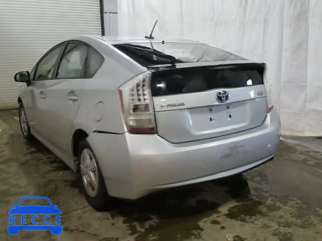 2010 TOYOTA PRIUS JTDKN3DU8A0106707 зображення 2