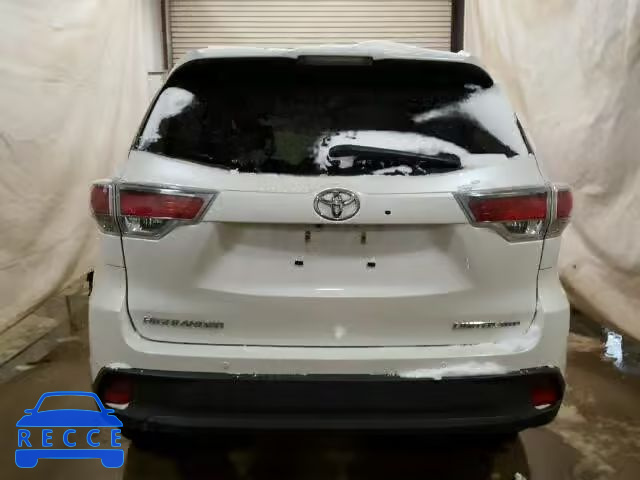 2014 TOYOTA HIGHLANDER 5TDDKRFH4ES027249 зображення 9