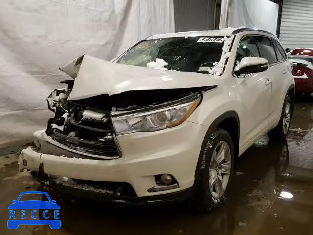 2014 TOYOTA HIGHLANDER 5TDDKRFH4ES027249 зображення 1