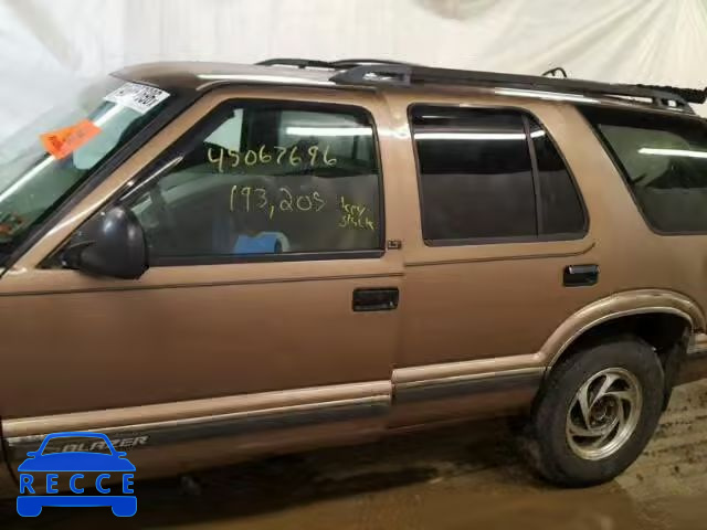 1996 CHEVROLET BLAZER 1GNDT13W2TK222134 Bild 9