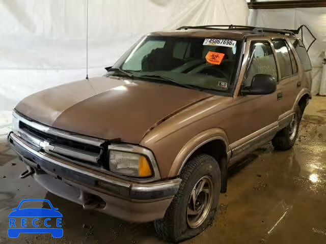 1996 CHEVROLET BLAZER 1GNDT13W2TK222134 зображення 1