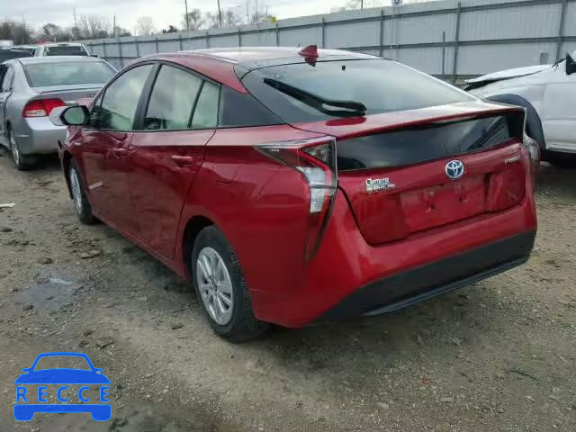 2016 TOYOTA PRIUS JTDKBRFU4G3523869 image 2