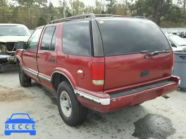 1997 CHEVROLET BLAZER 1GNCS13WXV2180278 image 2