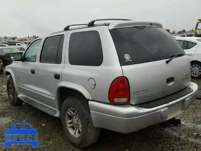 2002 DODGE DURANGO R/ 1B8HS78Z92F168109 зображення 2