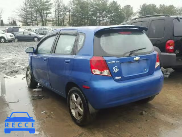 2006 CHEVROLET AVEO/LS KL1TD66636B539569 зображення 2