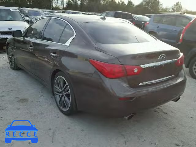 2014 INFINITI Q50 HYBRID JN1AV7AP9EM690683 зображення 2