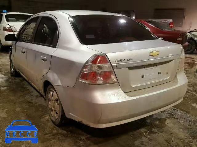 2007 CHEVROLET AVEO/LS KL1TD56657B136415 зображення 2