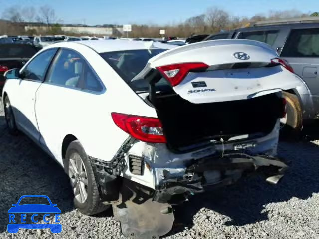 2015 HYUNDAI SONATA SE 5NPE24AF0FH076579 image 2