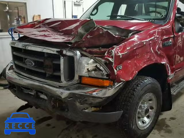 2001 FORD F250 SUPER 1FTNX21S41EB15976 image 9