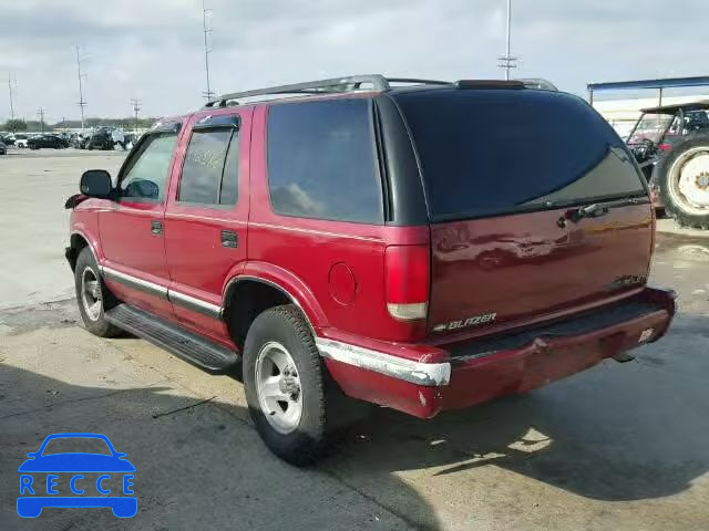 1997 CHEVROLET BLAZER 1GNCS13W1VK220487 зображення 2