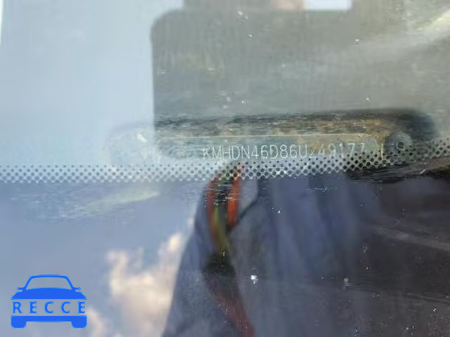 2006 HYUNDAI ELANTRA GL KMHDN46D86U249177 image 9