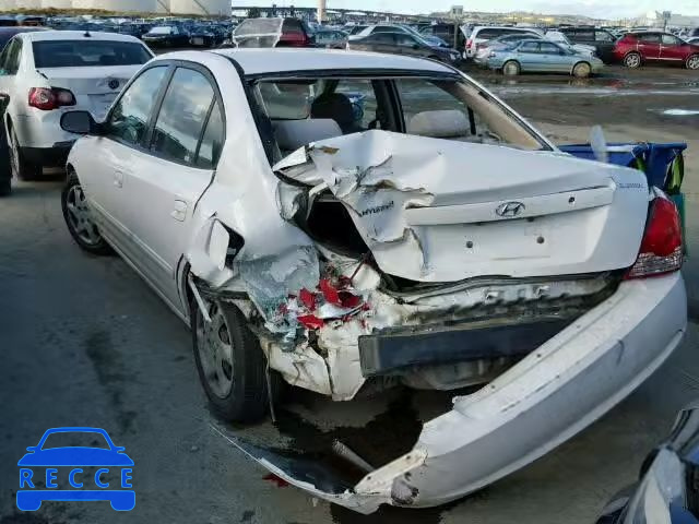 2006 HYUNDAI ELANTRA GL KMHDN46D86U249177 image 2