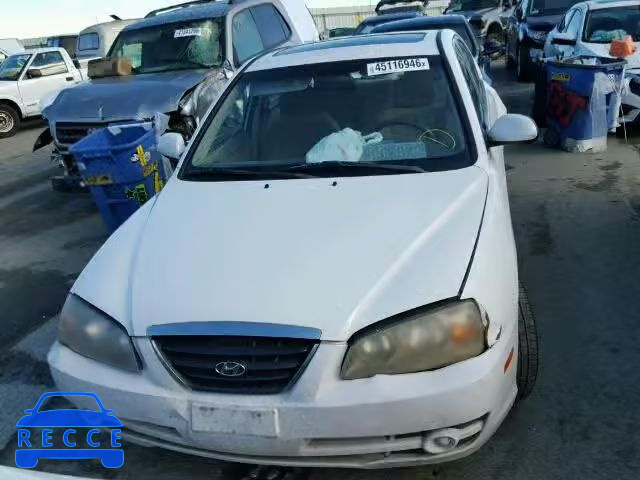 2006 HYUNDAI ELANTRA GL KMHDN46D86U249177 image 8