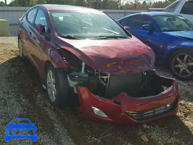 2012 HYUNDAI ELANTRA GL KMHDH4AE6CU441135 зображення 0