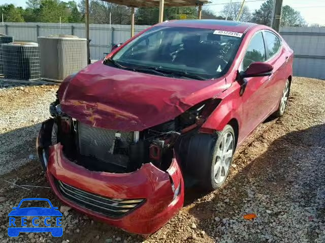 2012 HYUNDAI ELANTRA GL KMHDH4AE6CU441135 зображення 1