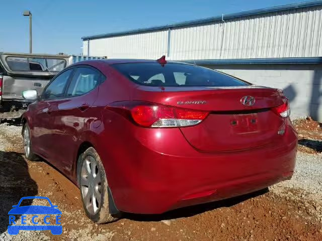 2012 HYUNDAI ELANTRA GL KMHDH4AE6CU441135 зображення 2