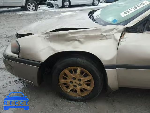 2003 CHEVROLET IMPALA 2G1WF52E839240074 image 8