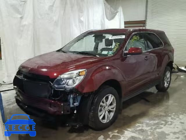 2017 CHEVROLET EQUINOX LT 2GNFLFEK8H6175623 зображення 1