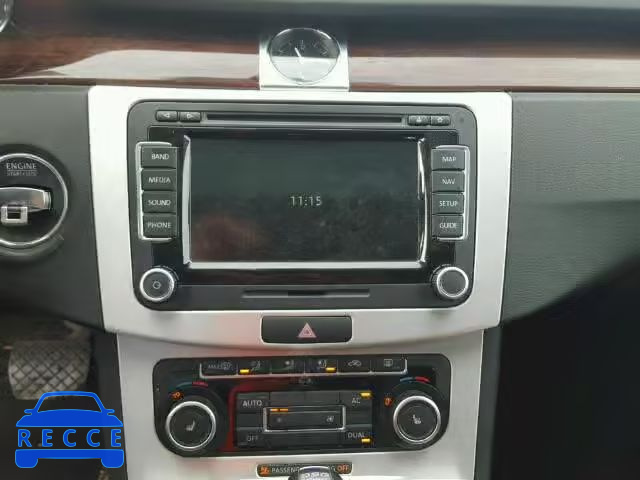 2012 VOLKSWAGEN CC LUXURY WVWHP7AN9CE541363 image 8