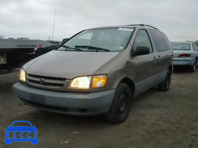 1998 TOYOTA SIENNA LE/ 4T3ZF13C4WU048509 зображення 1