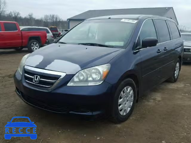 2007 HONDA ODYSSEY LX 5FNRL38287B032583 image 1