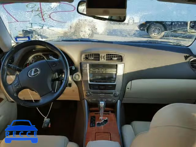 2009 LEXUS IS 250 JTHBK262695101405 зображення 9