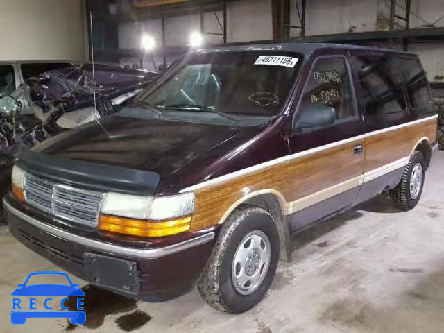 1991 DODGE CARAVAN LE 2B4GK55R0MR170106 Bild 1