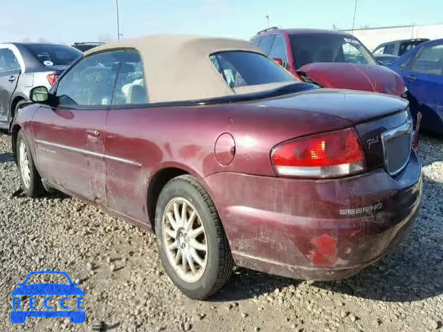 2001 CHRYSLER SEBRING LX 1C3EL55U11N637560 зображення 2