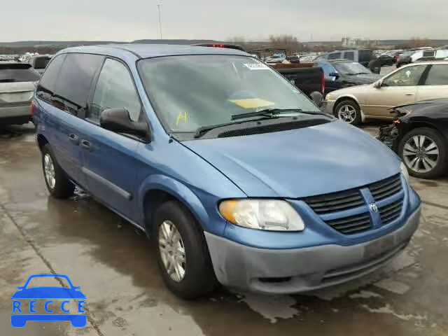 2007 DODGE CARAVAN SE 1D4GP25E57B239555 зображення 0