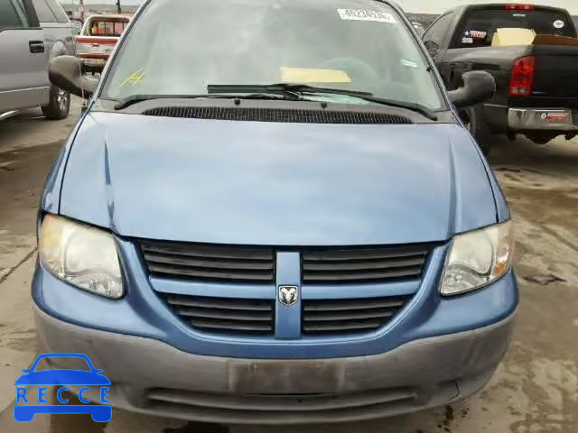 2007 DODGE CARAVAN SE 1D4GP25E57B239555 зображення 9