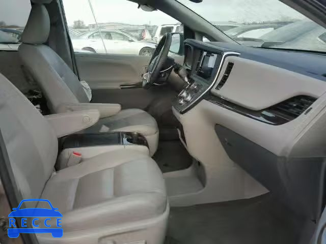 2015 TOYOTA SIENNA XLE 5TDDK3DC1FS104648 image 4