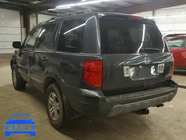 2005 HONDA PILOT EXL 2HKYF18535H510036 image 2