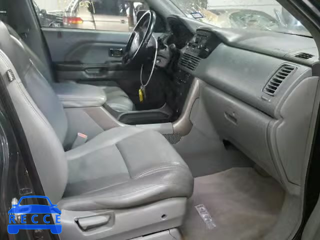 2005 HONDA PILOT EXL 2HKYF18535H510036 image 4