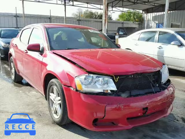 2012 DODGE AVENGER SX 1C3CDZCB7CN153585 Bild 0