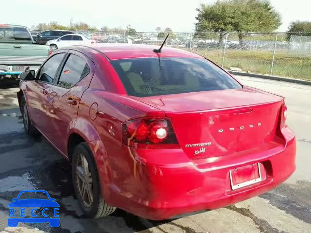 2012 DODGE AVENGER SX 1C3CDZCB7CN153585 image 2