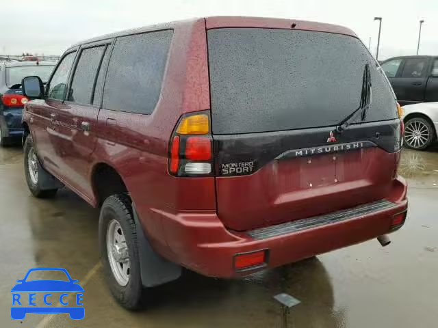 2000 MITSUBISHI MONTERO SP JA4LS21H9YP039139 image 2