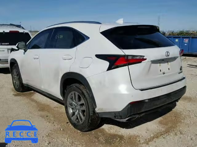 2015 LEXUS NX 200T JTJYARBZ8F2007353 image 2