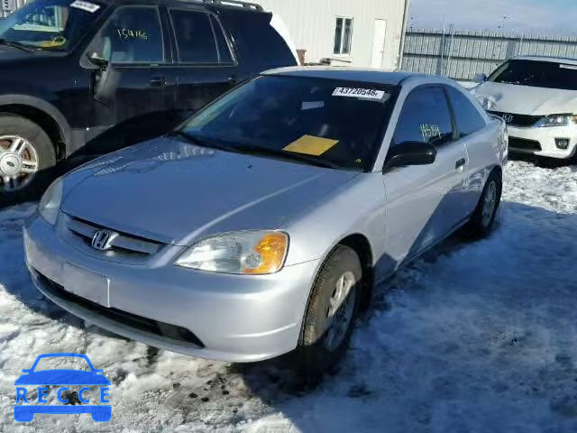 2001 HONDA CIVIC LX 1HGEM22551L091427 image 1