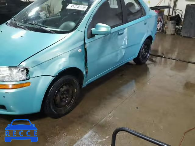 2005 CHEVROLET AVEO/LS KL1TD526X5B440858 image 9