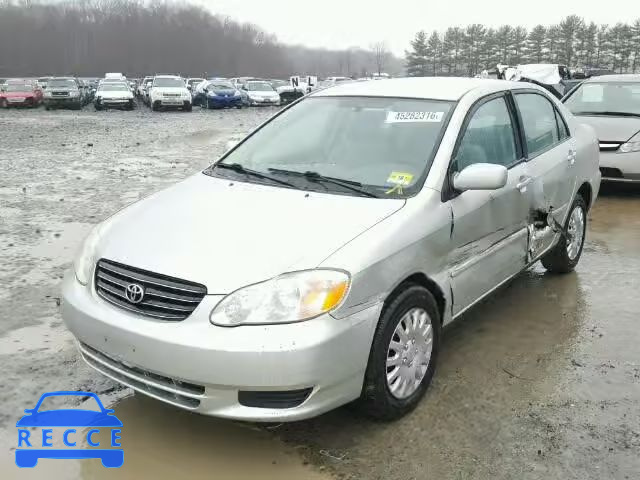 2004 TOYOTA COROLLA 2T1BR32E84C293585 image 1