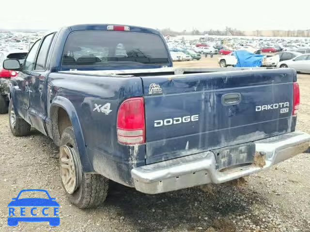 2003 DODGE DAKOTA QUA 1D7HG48N63S318516 image 2