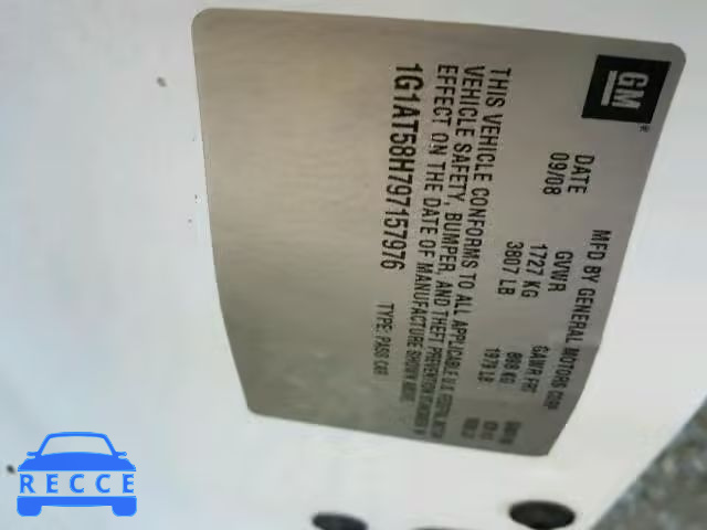2009 CHEVROLET COBALT LT 1G1AT58H797157976 image 9