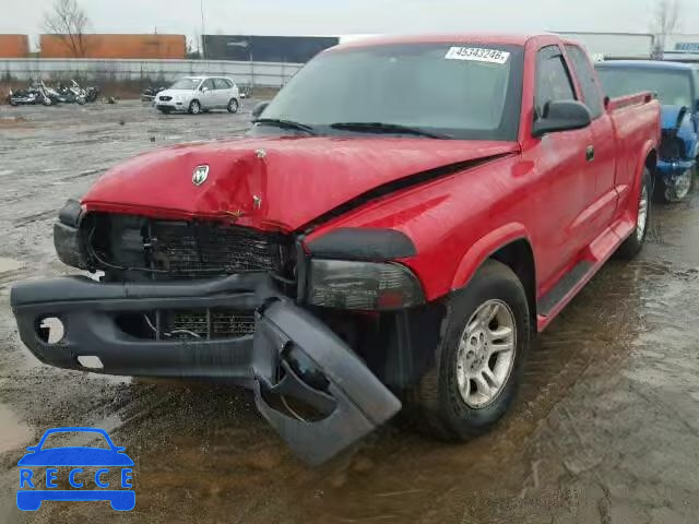 2003 DODGE DAKOTA SXT 1D7HL12X93S135440 зображення 1