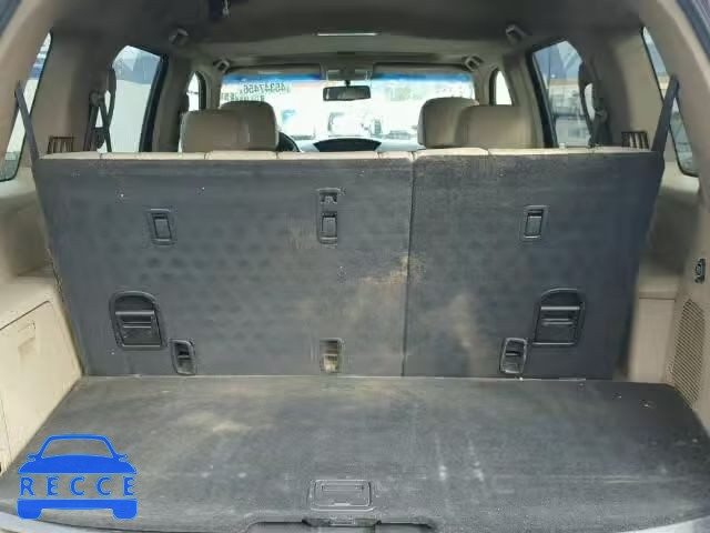 2009 HONDA PILOT EXL 5FNYF48569B024293 image 9