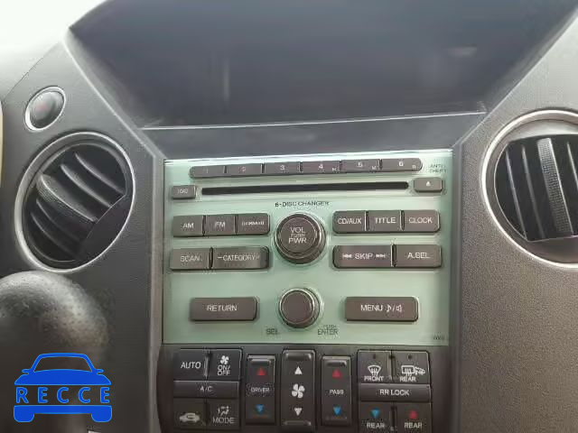 2009 HONDA PILOT EXL 5FNYF48569B024293 image 8
