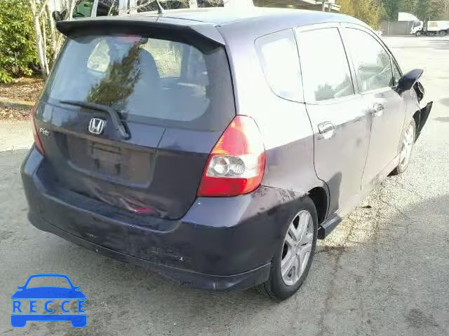 2008 HONDA FIT SPORT JHMGD38678S025490 image 3