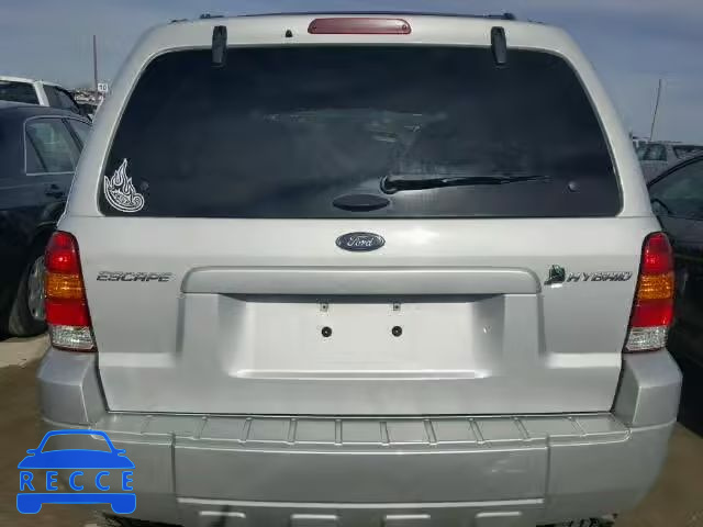 2006 FORD ESCAPE HEV 1FMCU95H16KA43372 зображення 9