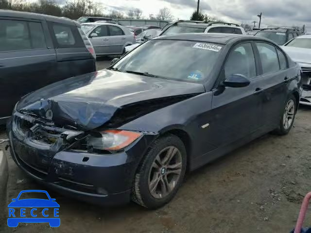 2008 BMW 328XI WBAVC93578K042557 зображення 1