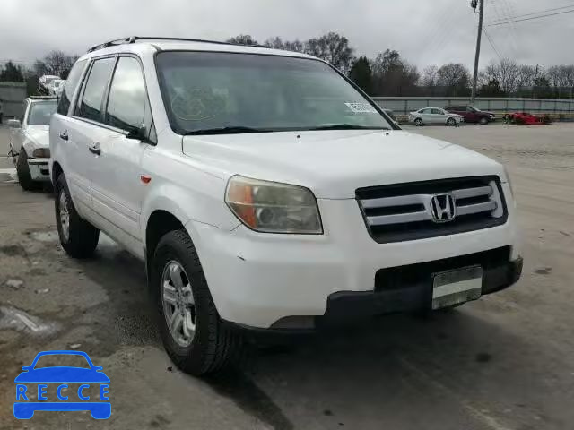 2006 HONDA PILOT LX 5FNYF28176B016264 зображення 0