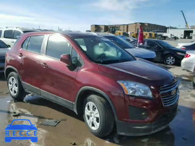 2016 CHEVROLET TRAX LS 3GNCJKSB5GL121633 зображення 0